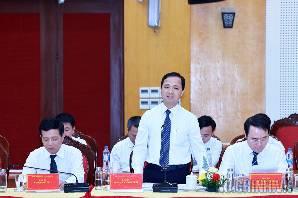 Đồng chí Nguyễn Xuân Trường, Vụ trưởng Vụ Cơ quan nội chính, Ban Nội chính Trung ương