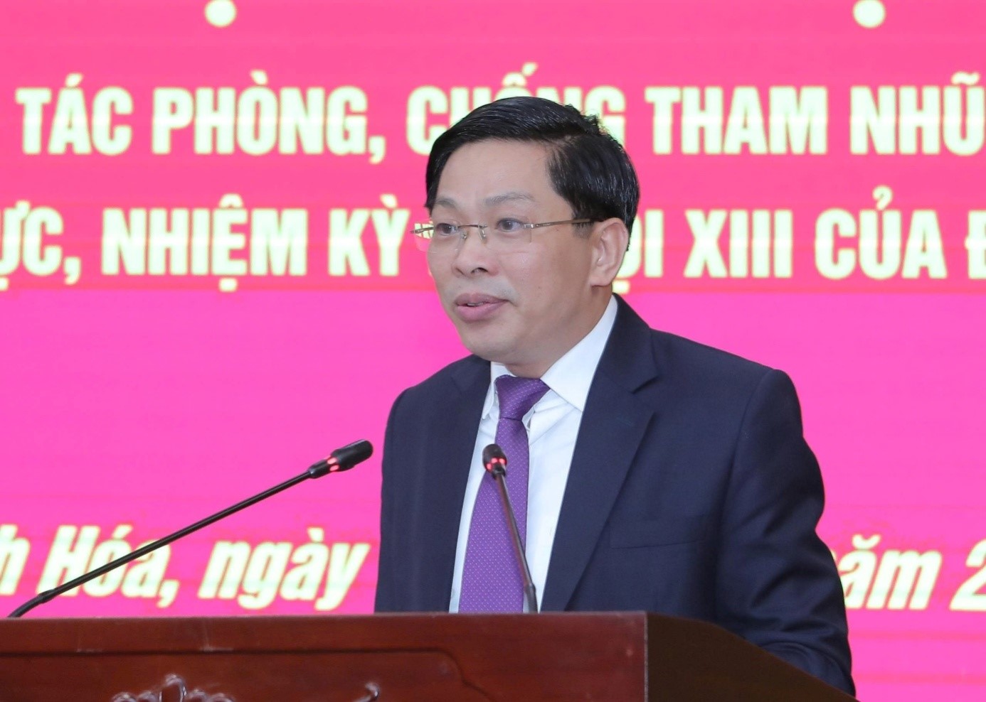 Đồng chí Đặng Văn Dũng, Phó Trưởng Ban Nội chính Trung ương phát biểu tại Hội nghị