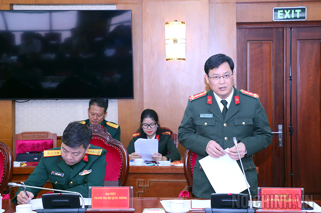 Đồng chí Đại tá Mai Xuân Thảo, Phó Chánh Văn phòng Bộ Công an