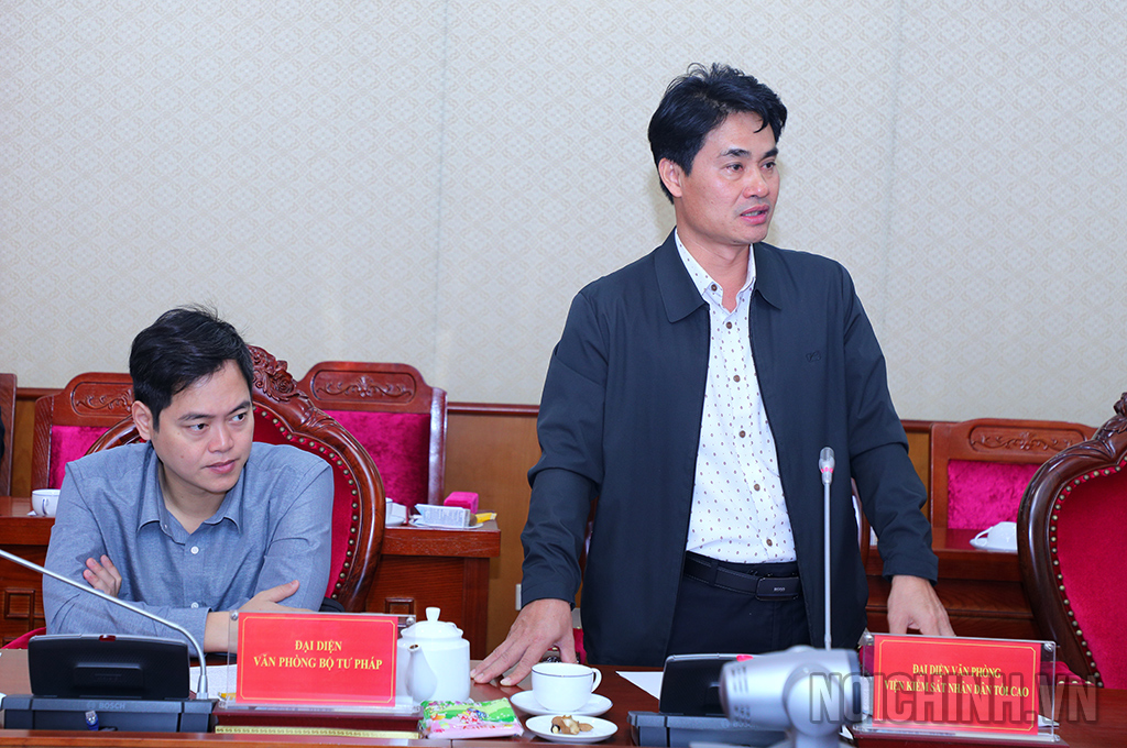 Đồng chí Hoàng Minh Thành, Phó Chánh Văn phòng Viện Kiểm sát nhân dân tối cao