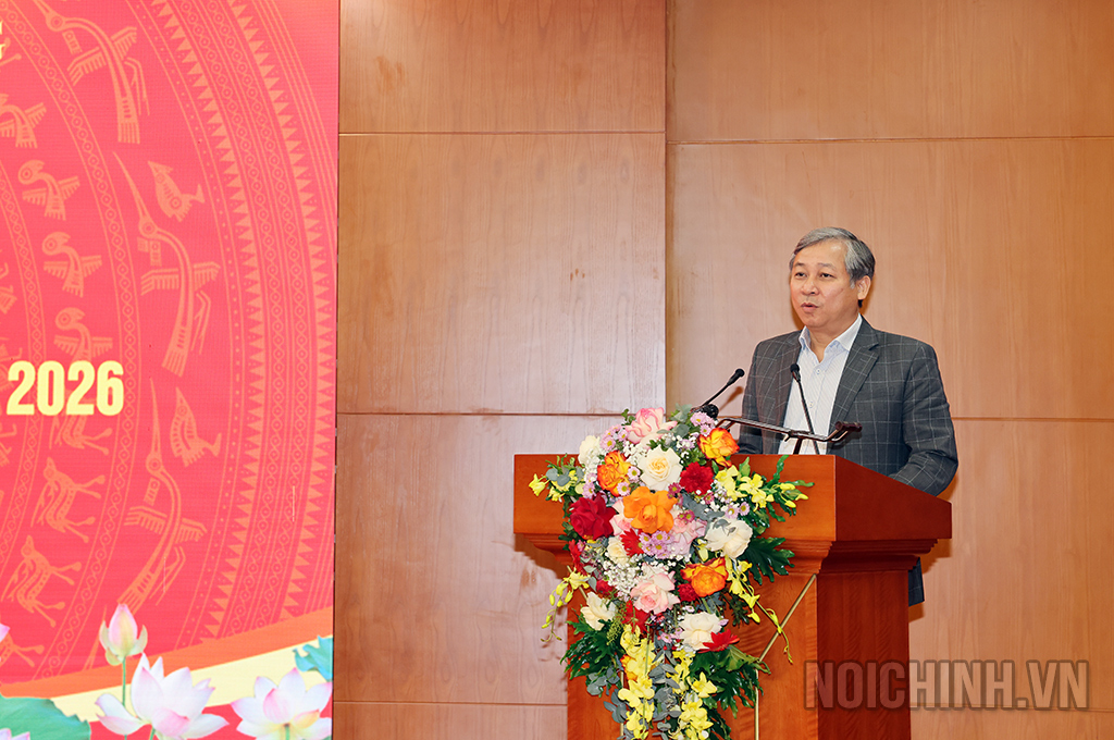 Đồng chí Nguyễn Cảnh Lam, Vụ trưởng Vụ Theo dõi công tác phòng, chống tham nhũng, lãng phí, tiêu cực