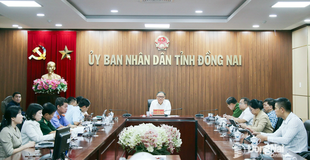 Một cuộc họp của Ủy ban nhân dân tỉnh Đồng Nai