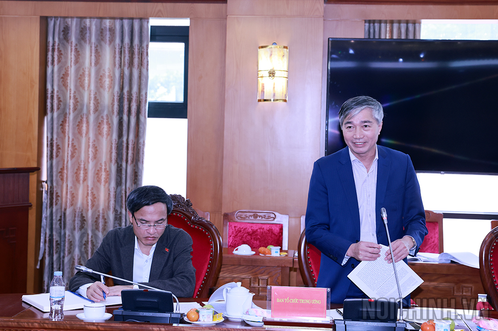 Đồng chí Nguyễn Văn Định, Phó Cục trưởng Cục Bảo vệ chính trị nội bộ, Ban Tổ chức Trung ương