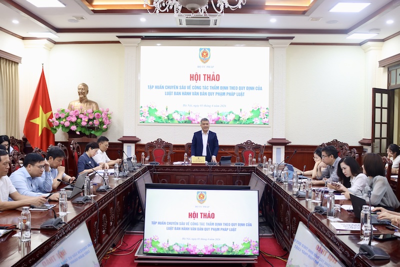 Một Hội thảo Bộ Tư pháp về công tác xây dựng pháp luật