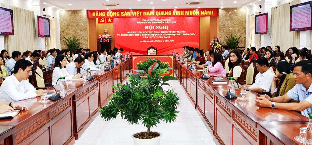 Một Hội nghị của Ủy ban nhân dân tỉnh An Giang