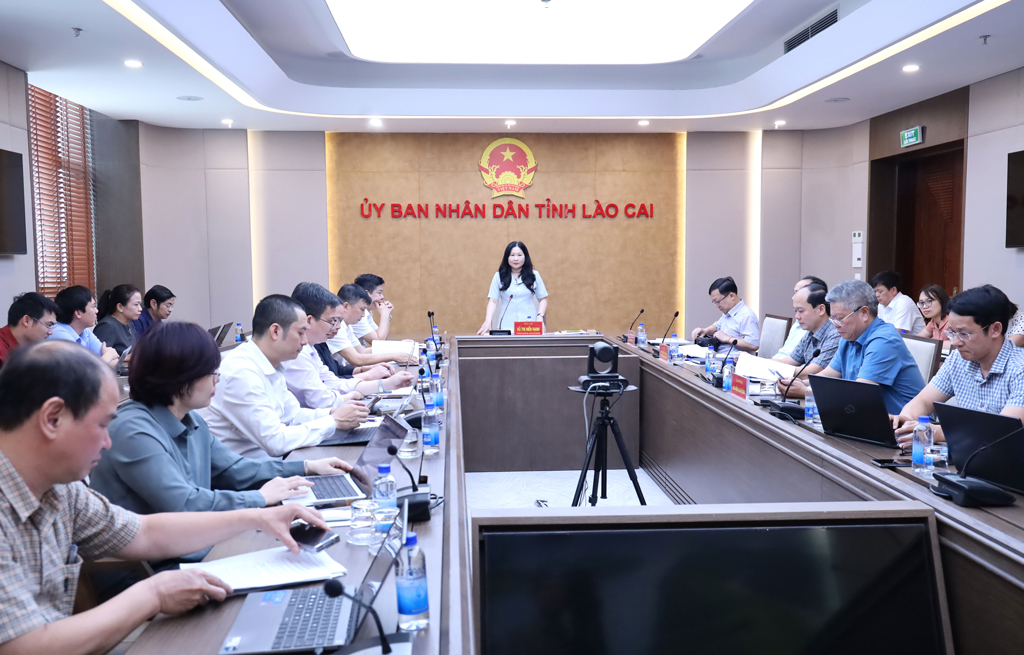 Một Cuộc họp của Ủy ban nhân dân tỉnh Lào Cai