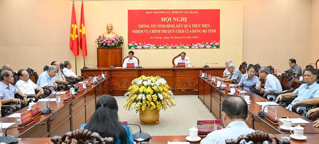 Một Hội nghị Ban Thường vụ Tỉnh ủy An Giang