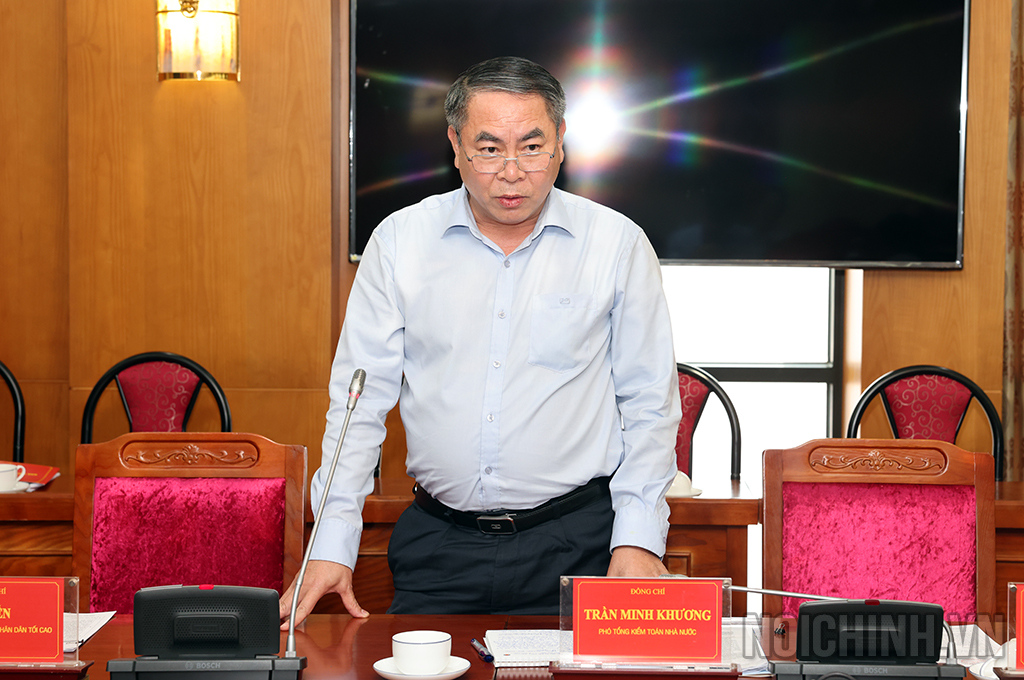 Đồng chí Trần Minh Khương, Phó Tổng kiểm toán Nhà nước