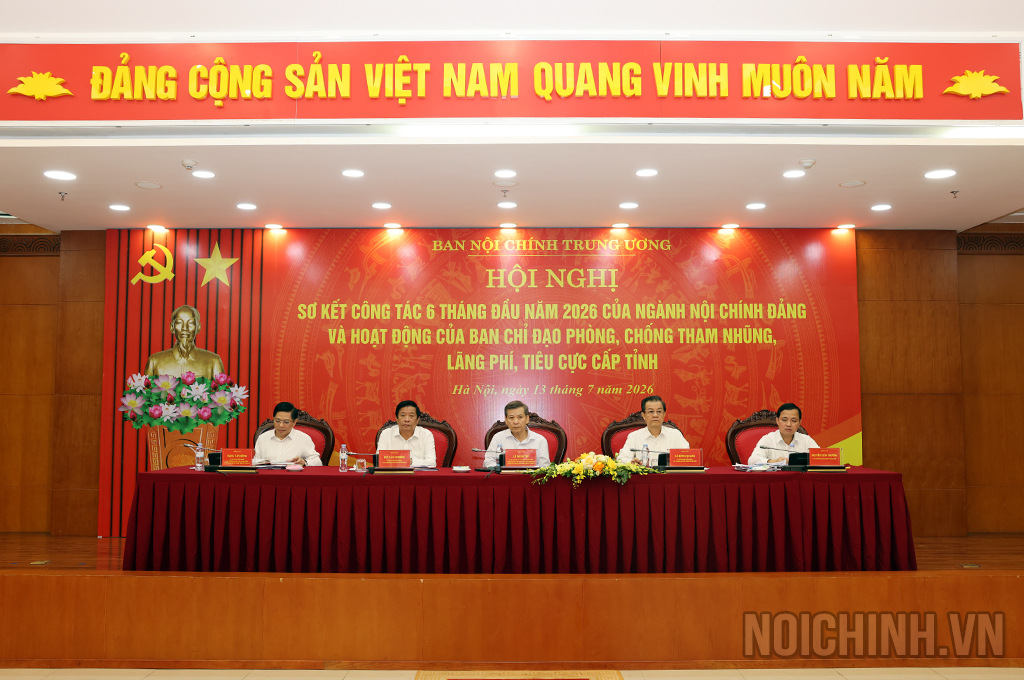 Các đồng chí lãnh đạo Ban Nội chính Trung ương chủ trì Hội nghị