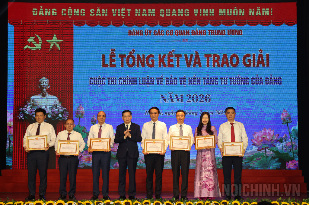 Các tập thể có thành tích xuất sắc nhận Bằng khen của Đảng uỷ các cơ quan Đảng Trung ương