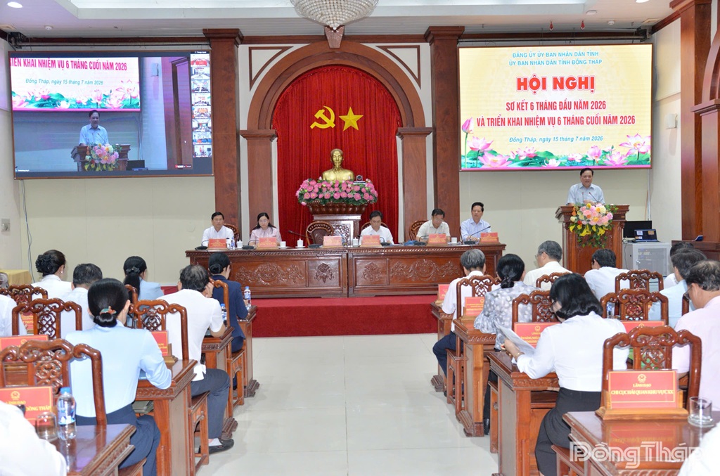 Một Hội nghị của UBND tỉnh Đồng Tháp