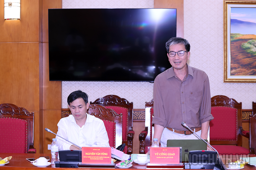 GS. TS Vũ Công Giao, Trưởng Đại học Luật Hà Nội