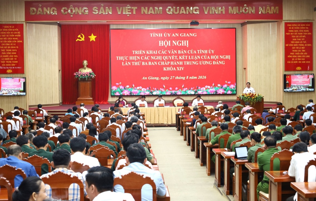 Một Hội nghị Ban Thường vụ Tỉnh ủy An Giang 